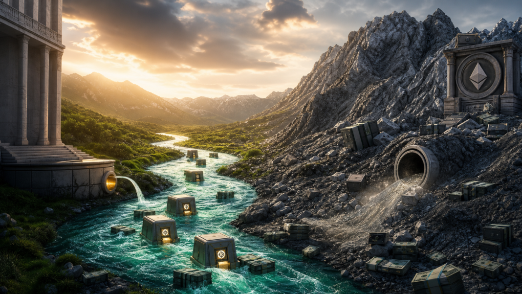Solana ETFs Absorb $1.1B Amid Ethereum's $104M Outflows