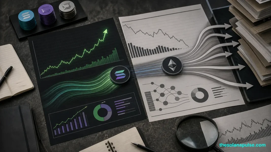 Solana Gains as Ethereum ETF Sell-Off Shifts Market Sentiment
