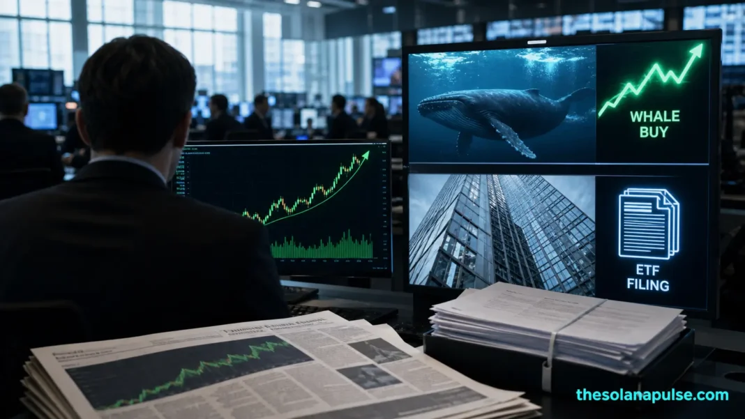 Solana Surges 4.45% on Whale Buy and ETF Filing Momentum
