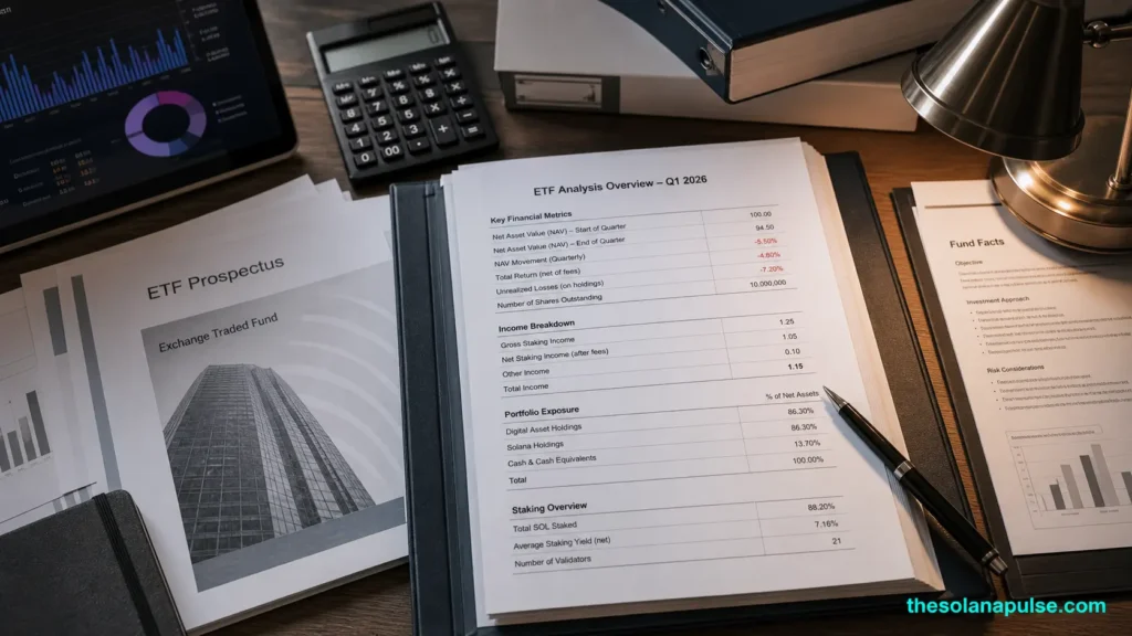 Franklin Solana ETF's Q1 Report Highlights Staking Income and NAV Trends