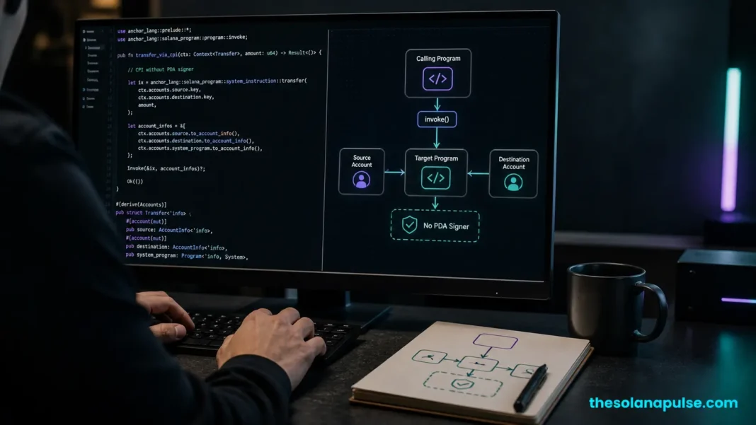 Understanding CPIs Without PDA Signers on Solana